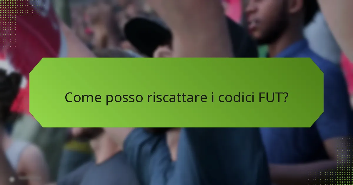 Cosa devo fare se il mio codice FUT non funziona?