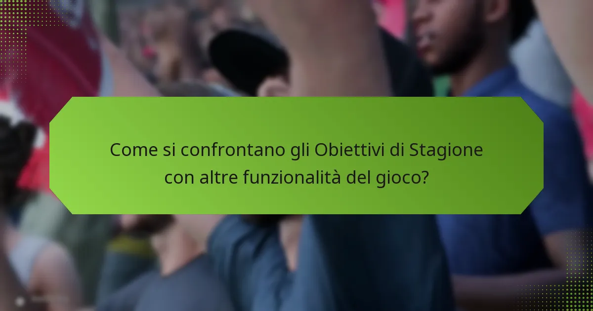 Come possono i giocatori tenere traccia e completare gli Obiettivi di Stagione?