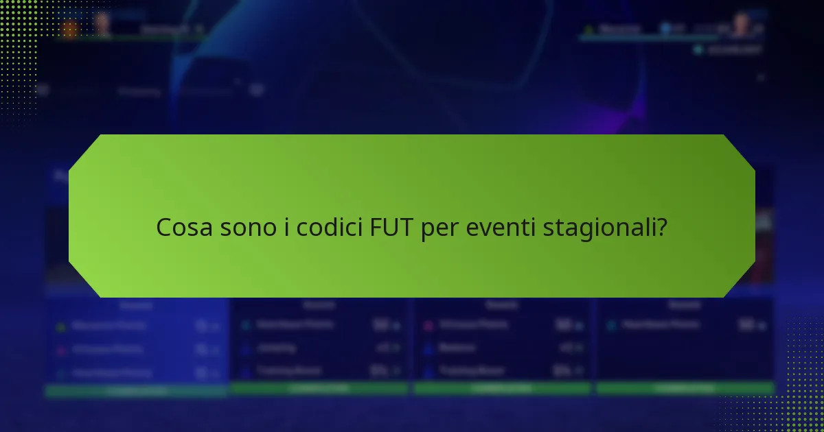 Quando si svolgono gli eventi stagionali?