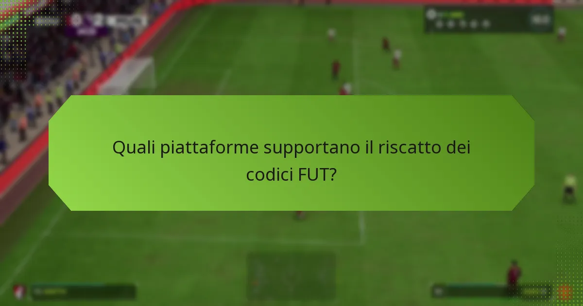 Quando posso richiedere i codici FUT?