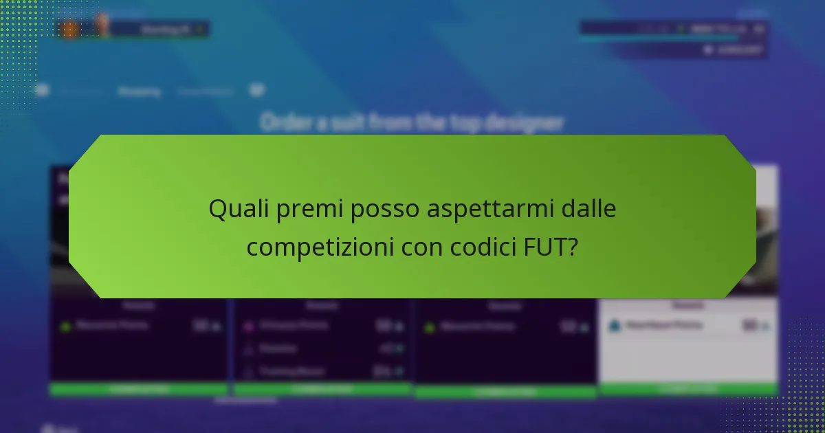 Dove posso ottenere i codici FUT per le competizioni?