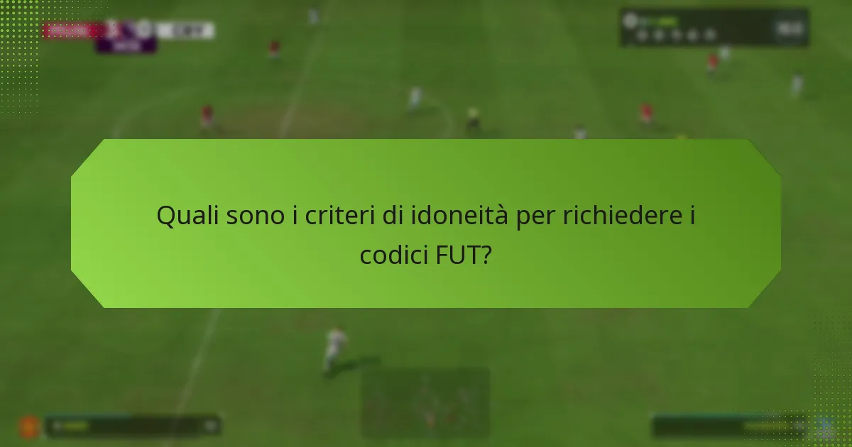 Come risolvere i problemi con le richieste di codici FUT?
