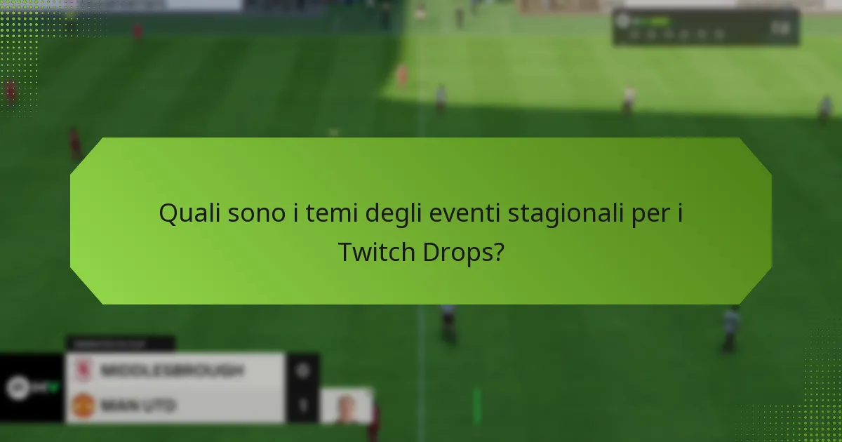 Quando si svolgono eventi stagionali e Twitch Drops?